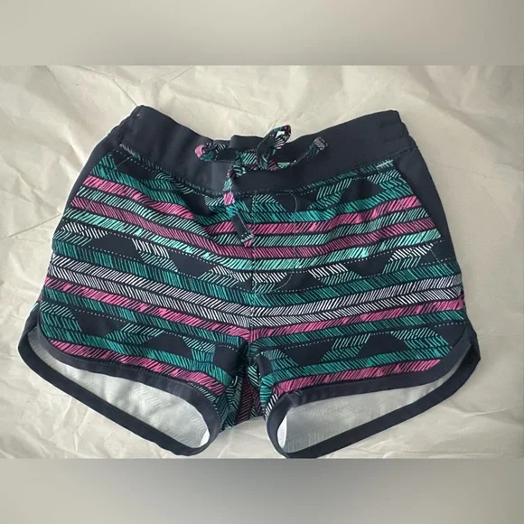 Columbia Kids Patterned Shorts - Blue, Pink, Green - Picture 1 of 3